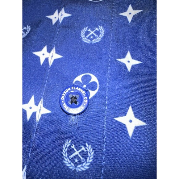 Dixxon Flannel Blue Bougie All Over Print Short Sleeve Shirt 4XL - Picture 9 of 9